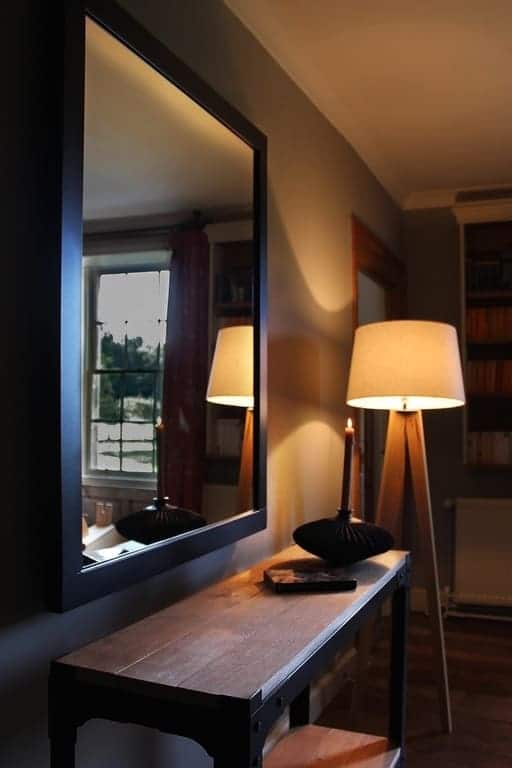 Ironfire wall hung mirror Large industrial style mirror
