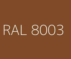 RAL 8003